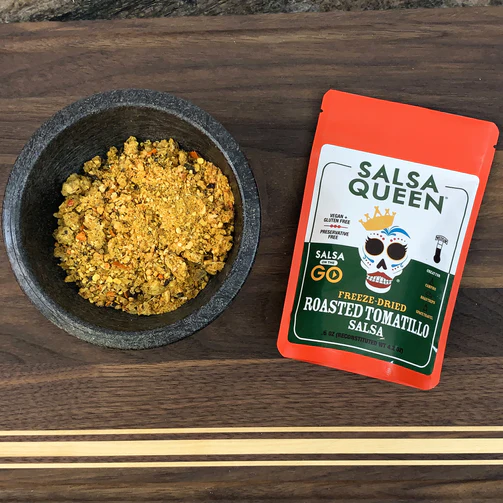 FreezeDried Roasted Tomatillo Salsa Zesty Anytime Salsa Queen